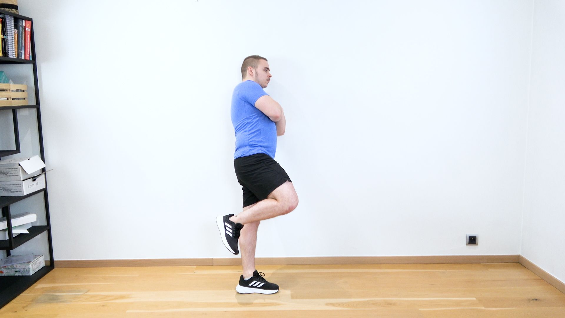 Ankle Twist With Inclined Body, view 1