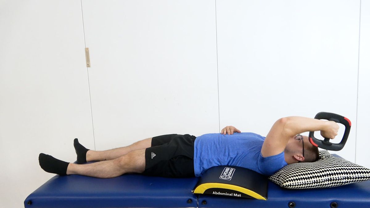 Weight-Bearing Flexion With Bent Elbow & Support