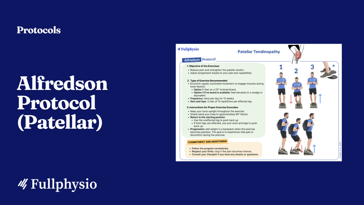 Alfredson Protocol (Patellar)