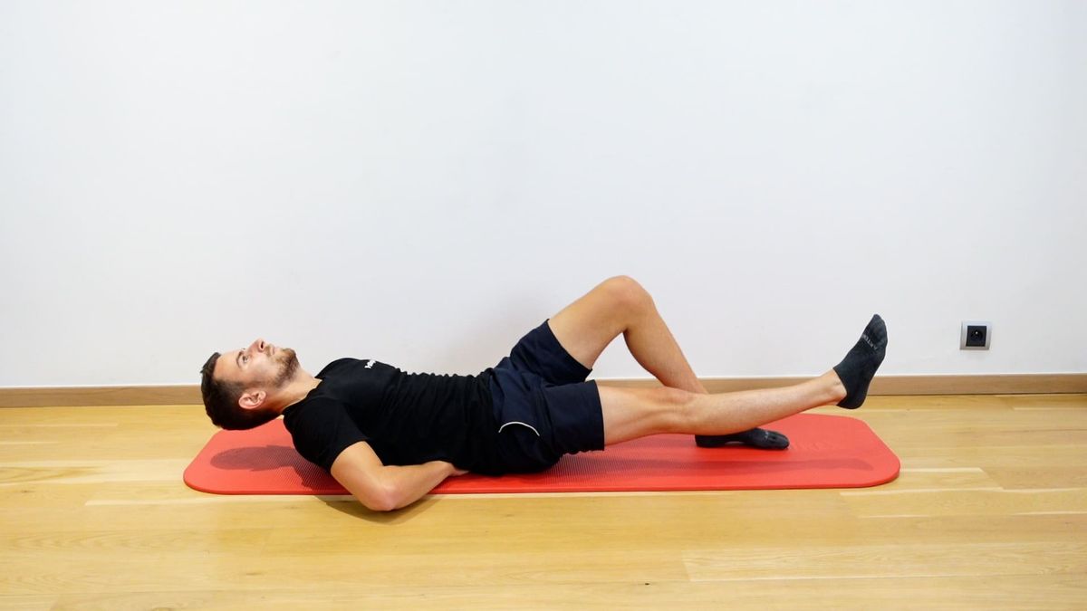Curl up avec flexion de hanche