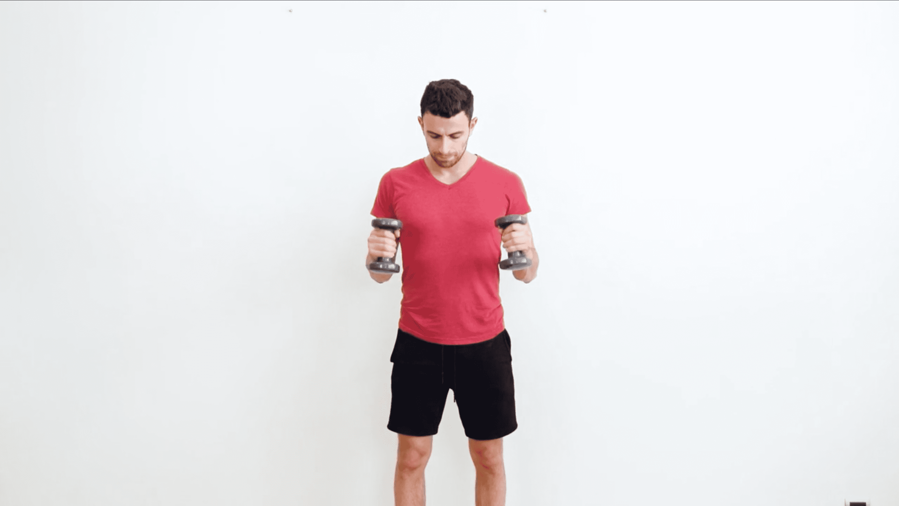 Isometric Shoulder ABD Strengthening (30° ABD), view 1