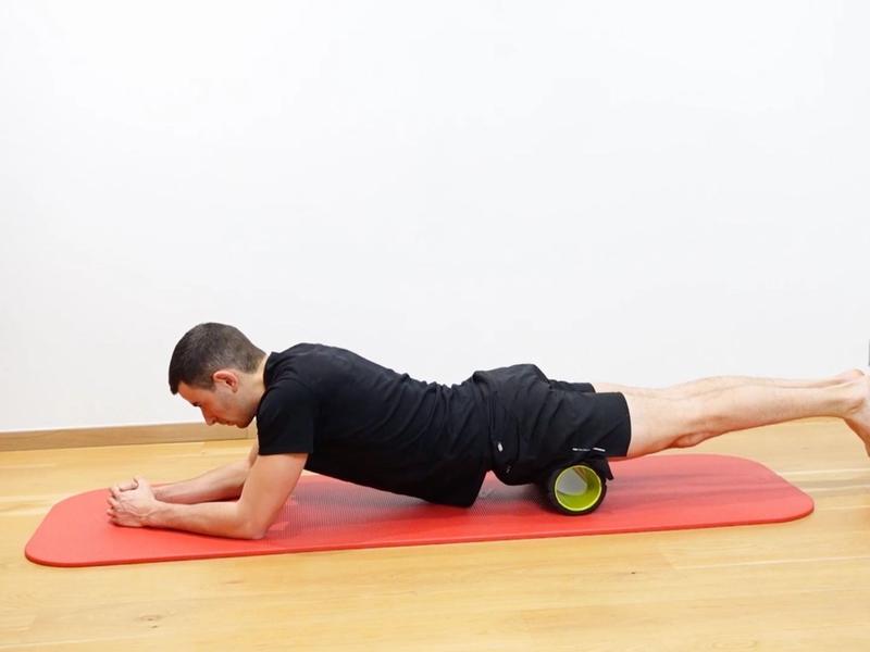 Quadriceps Tension Points Release With Log, view 1