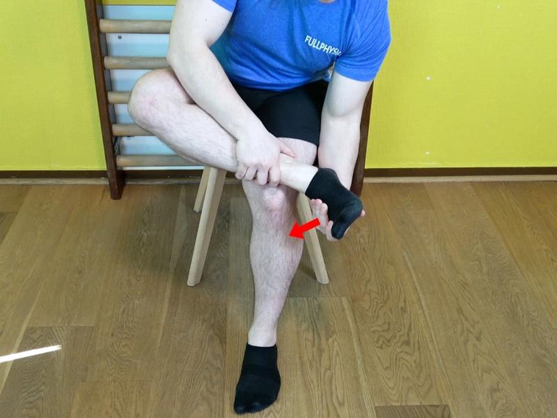 Seated Isometric Eversion Strengthening, view 2