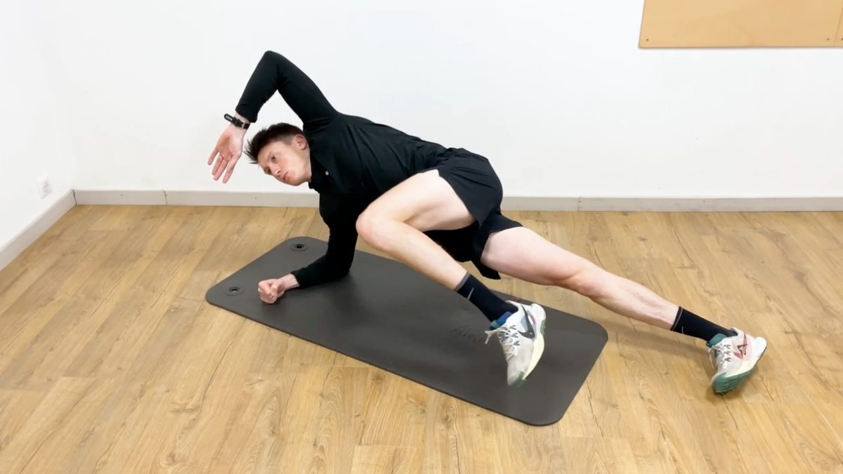 Side Plank With Knee Bend
