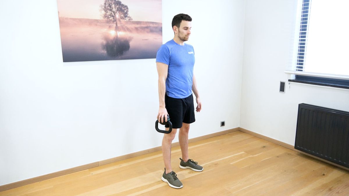 Renforcement préhension avec kettlebell