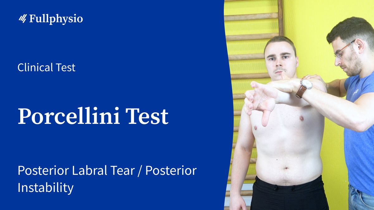Porcellini Test