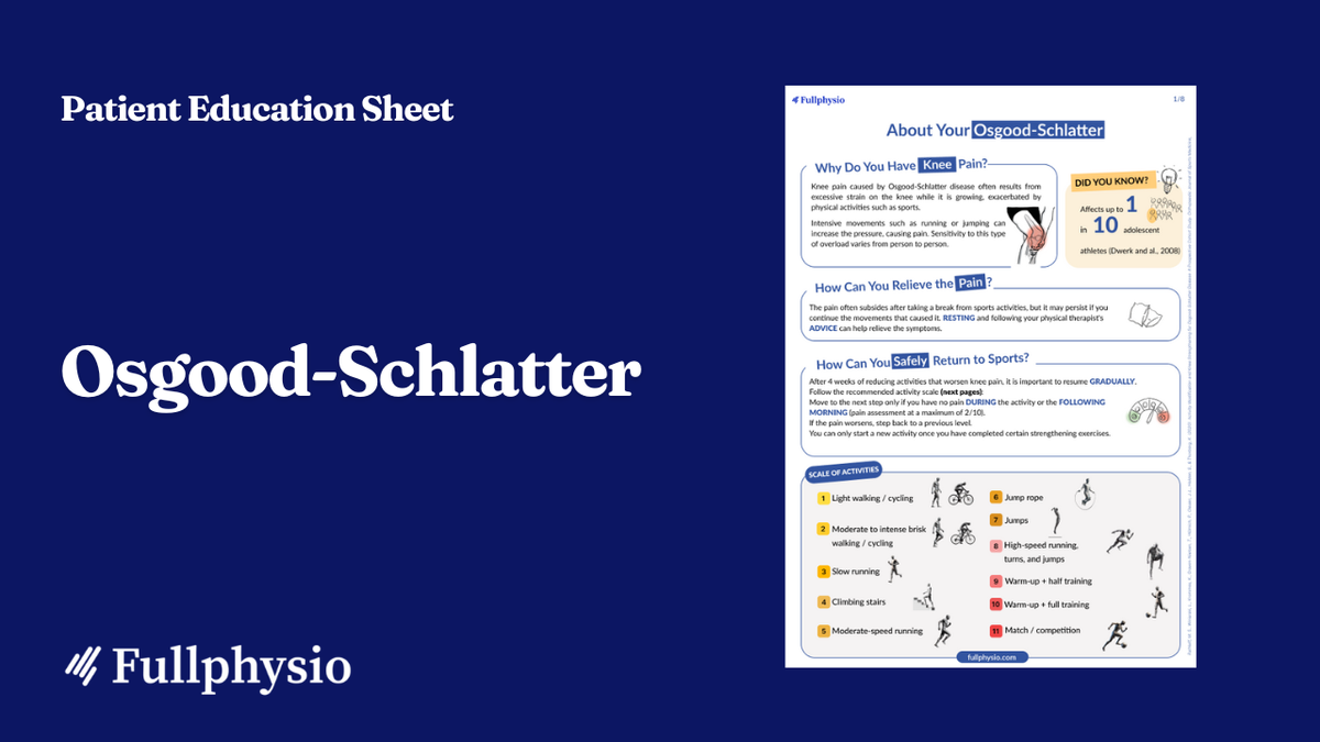 Patient Education – Osgood-Schlatter