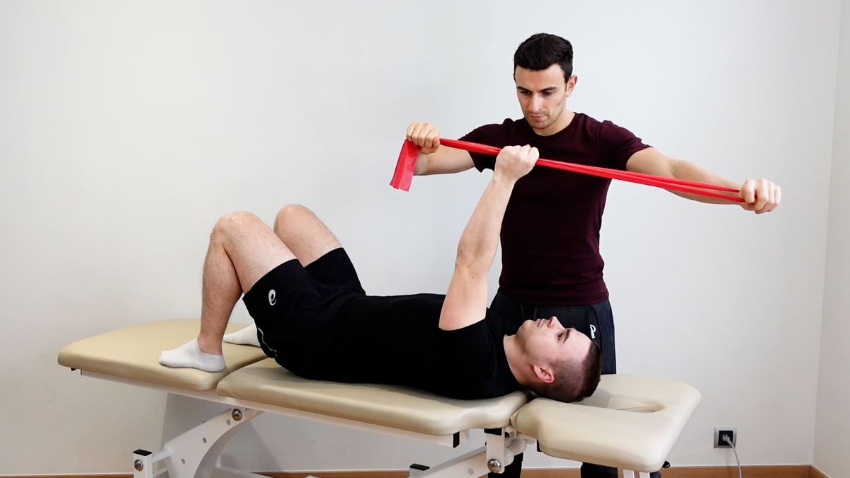 Shoulder Stability With Therapist Perturbations