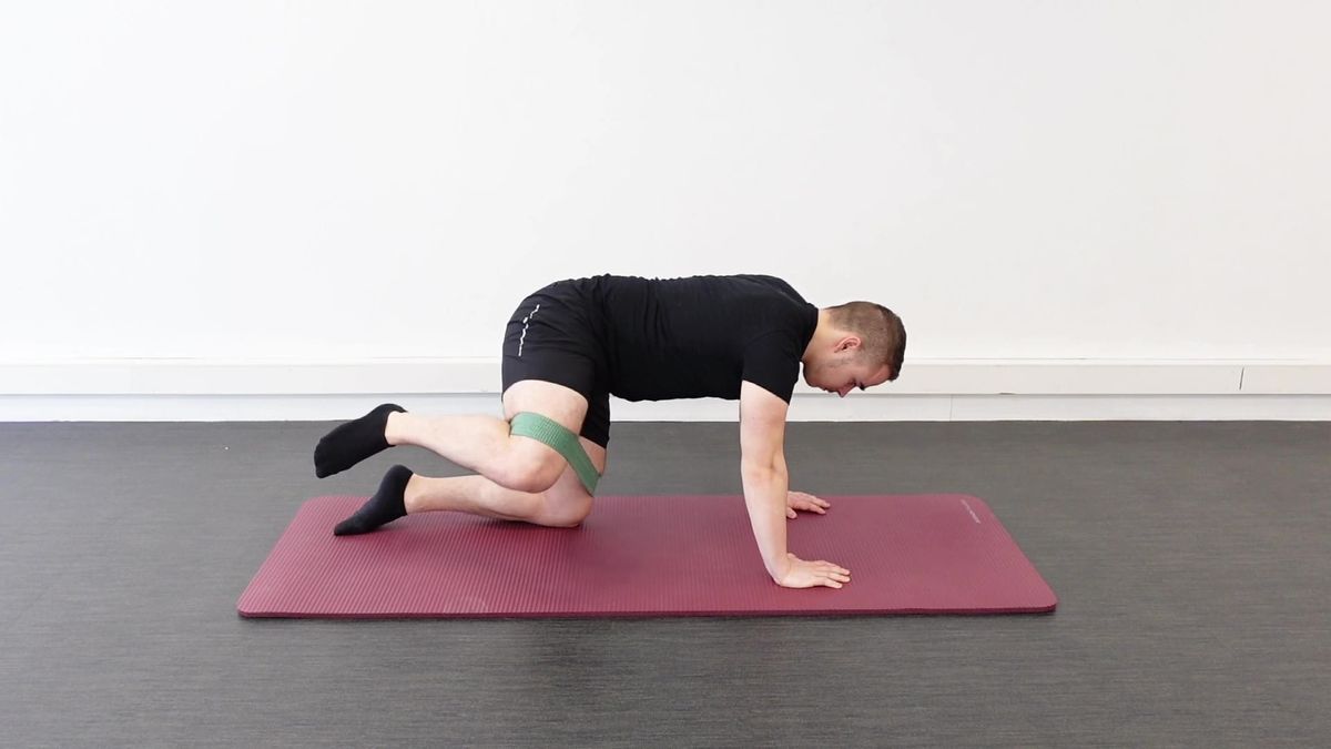 Hip ABD Strengthening in Quadruped Position With Resistance