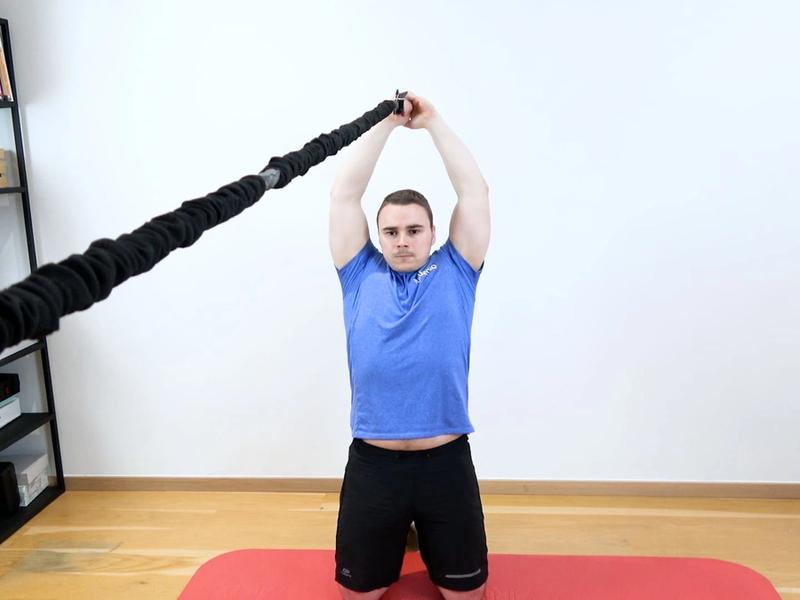 Abdominal Plank With Resisted Shoulder Flexion, view 2