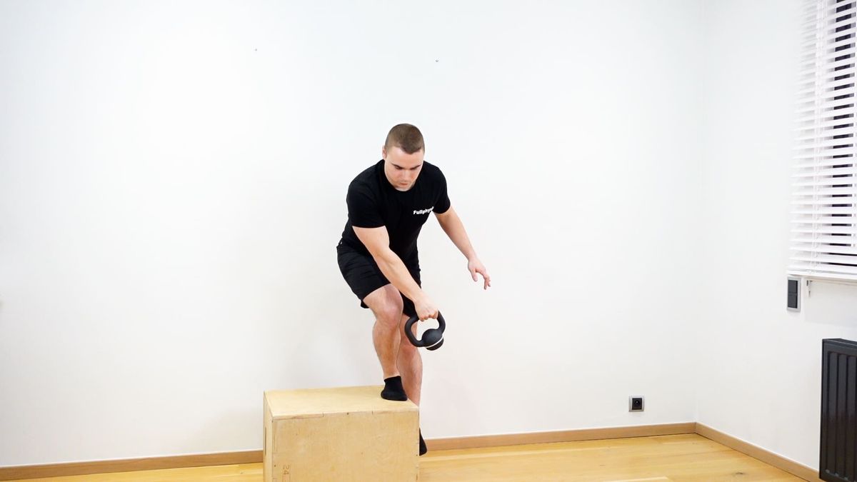 Step down avec kettlebell