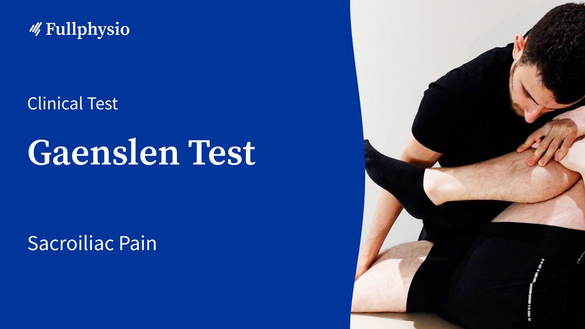 Gaenslen Test