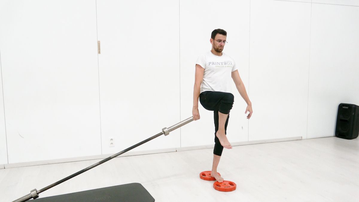 Travail de stabilité du médio-pied
