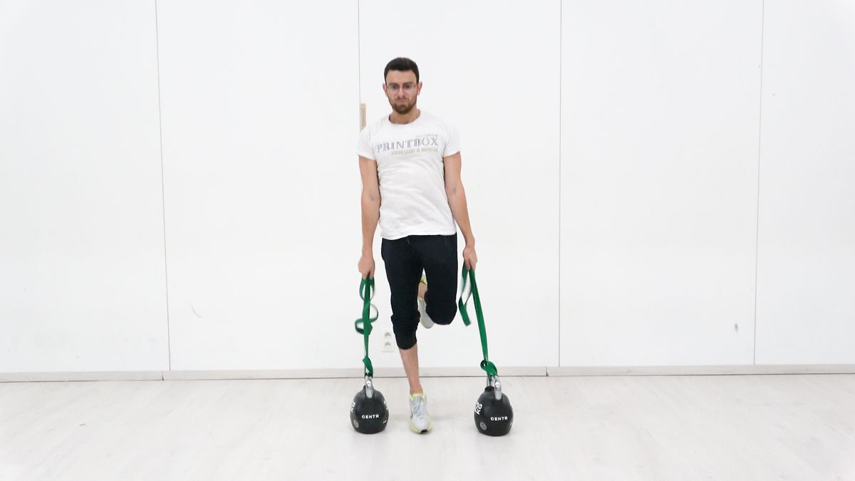 Single-Leg Hops Against Resistance