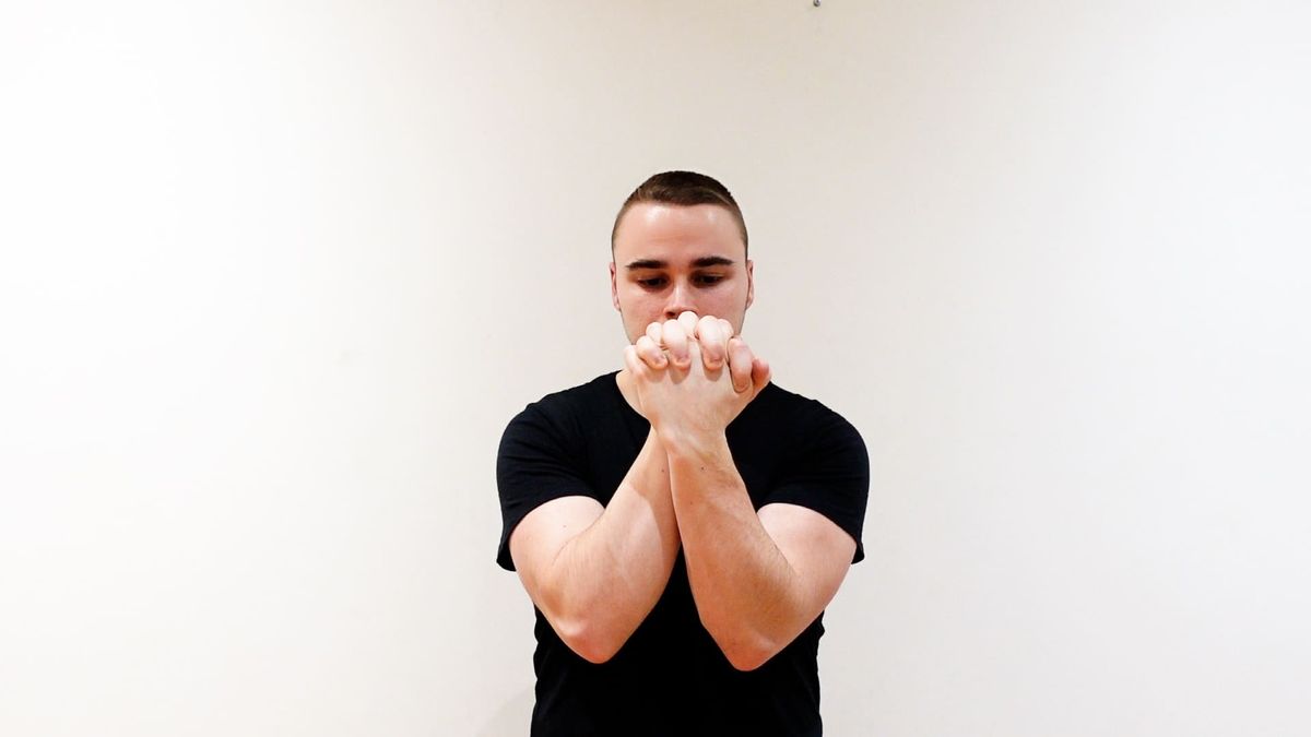 Pronation / Supination Mobilization With Interlaced Fingers