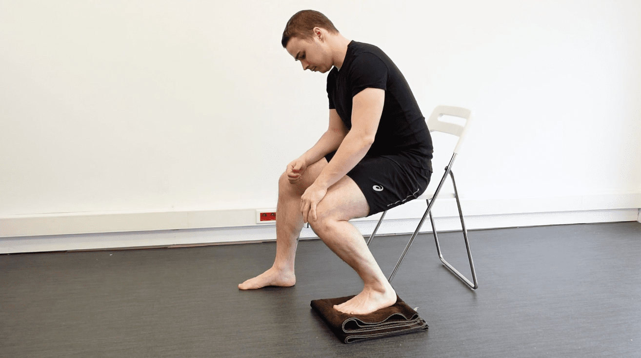 Active-Assisted Ankle Mobilization, view 1