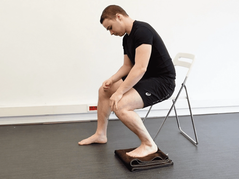 Active-Assisted Ankle Mobilization, view 1