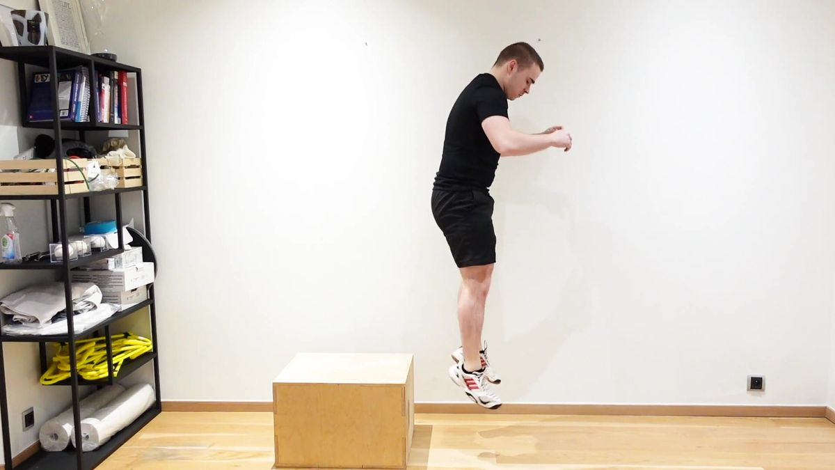 Depth jump réception lente