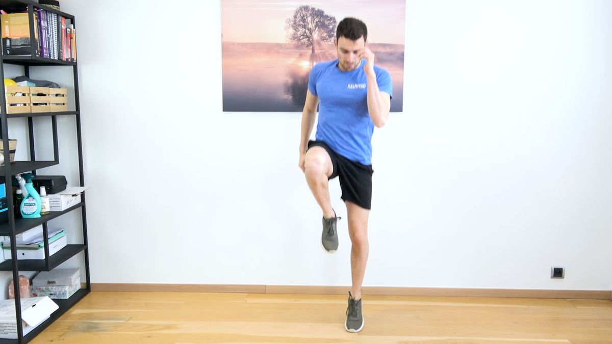 Alternating Single-Leg Jumps With Rebound