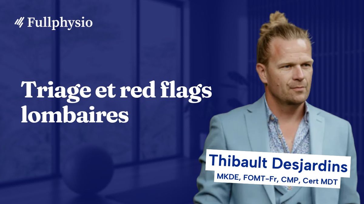 Triage et red flags lombaires