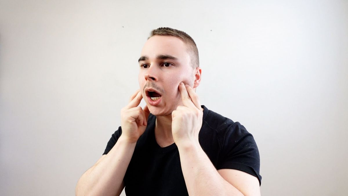 Masseter Muscle Trigger Point Release With Mouth Opening / Closing