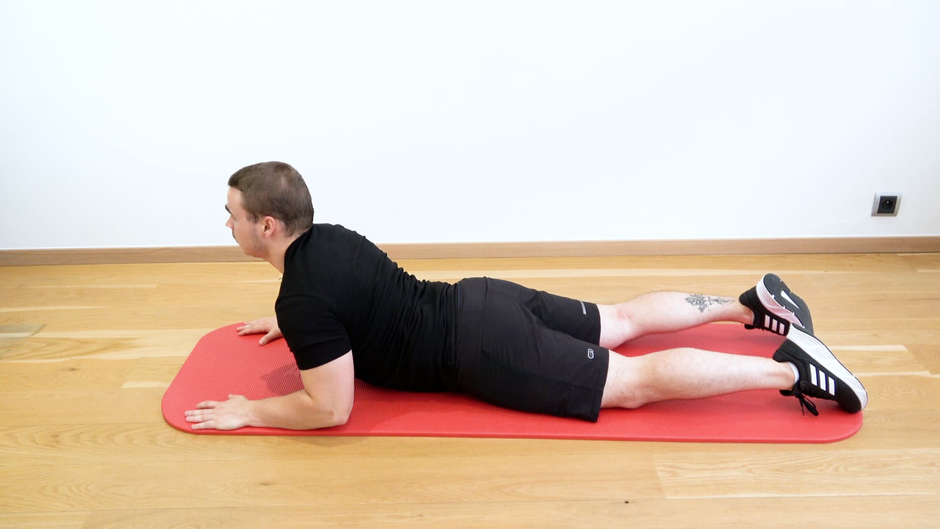 Lumbar Extension With Bent Arms, view 2