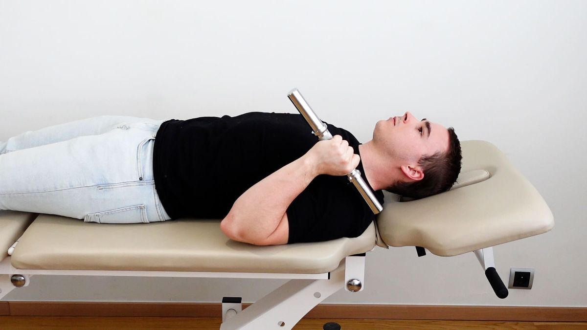 Mobilisation flexion aidée en fin de piste