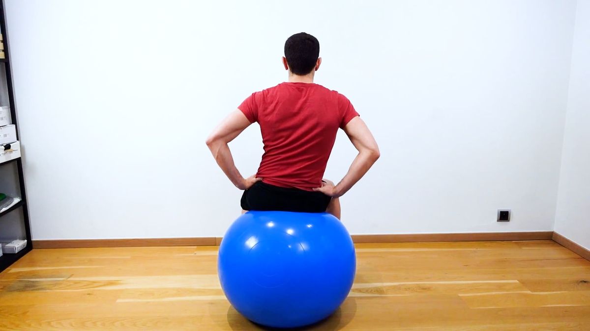 Circumduction bassin sur SwissBall