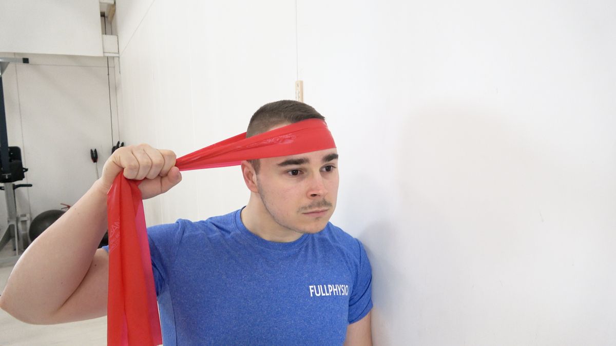 Neck Translation With Resistance Band