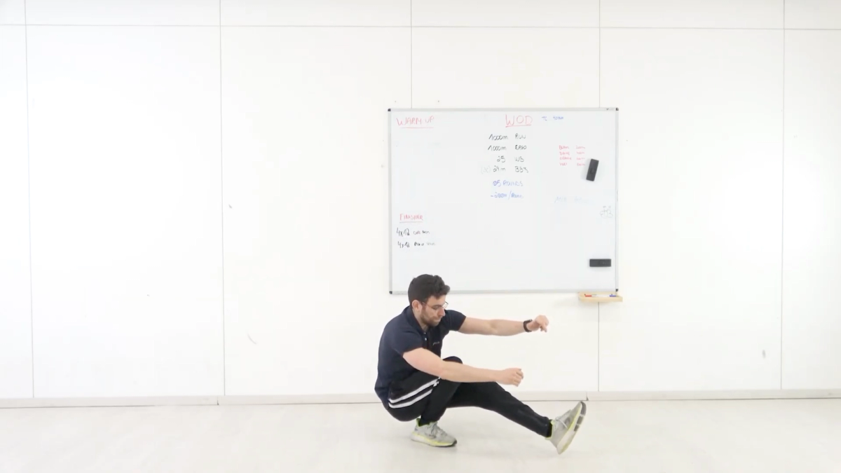Squat profond sur une jambe