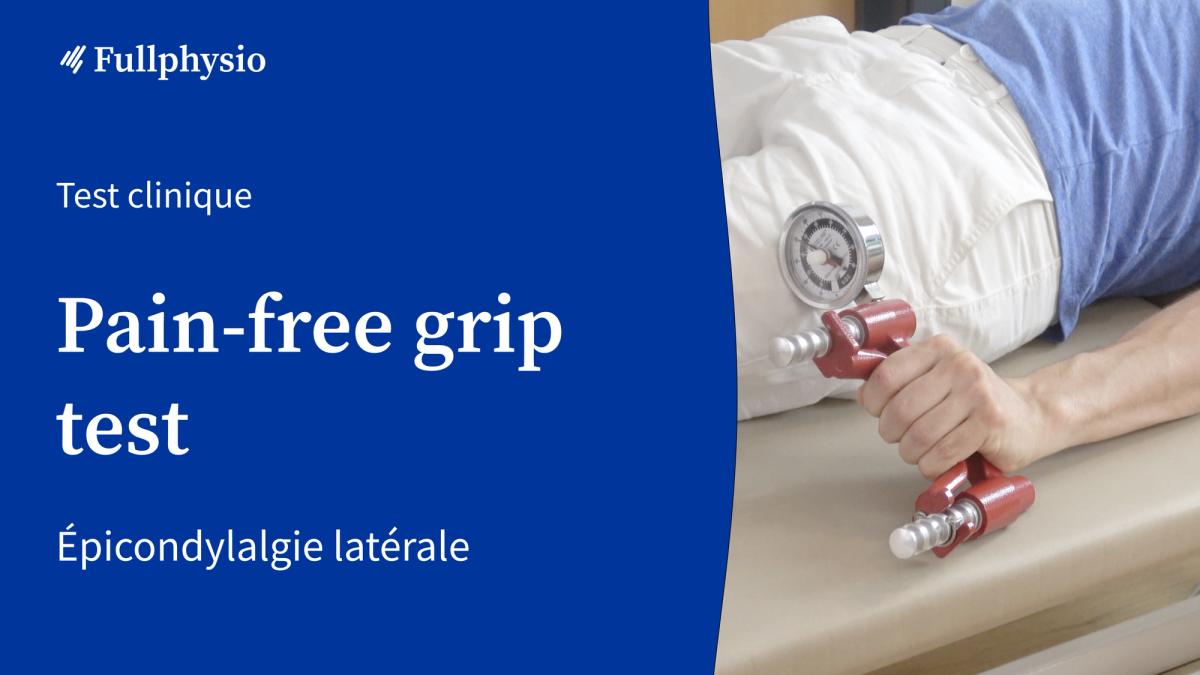 Pain-free grip test