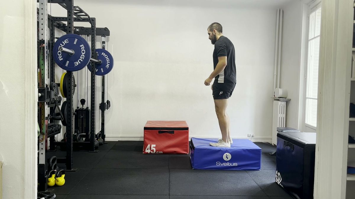 Drop Jump to Box at 90°