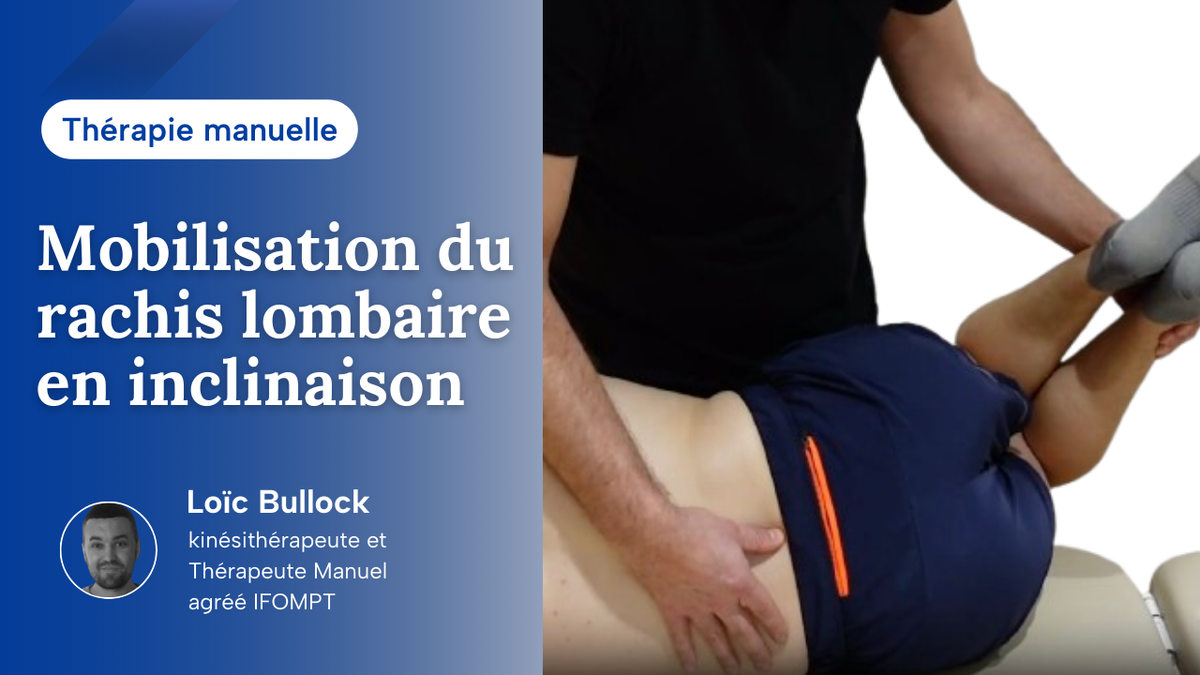 Mob du rachis lombaire en inclinaison niveau 1