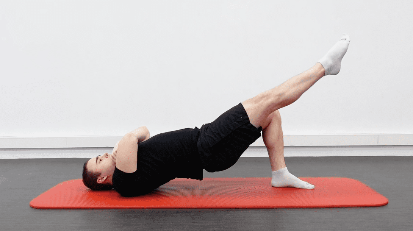 Dynamic Glute Bridge, view 1