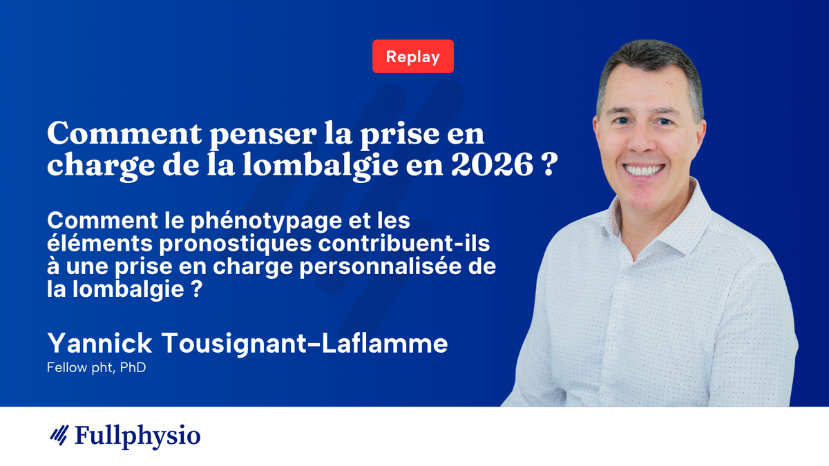Comment le phénotypage et les éléments pronostiques contribuent-ils à une prise en charge personnalisée de la lombalgie ?