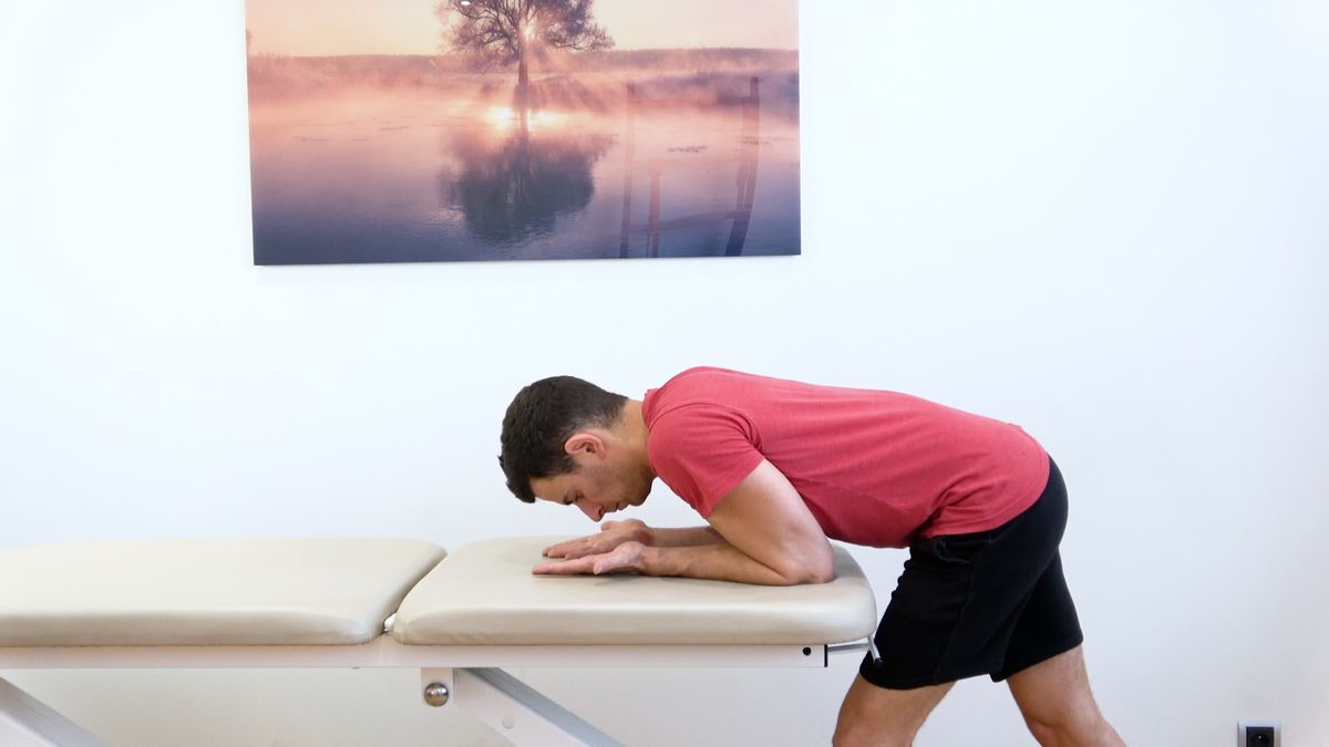 Mobilisation passive en flexion du coude