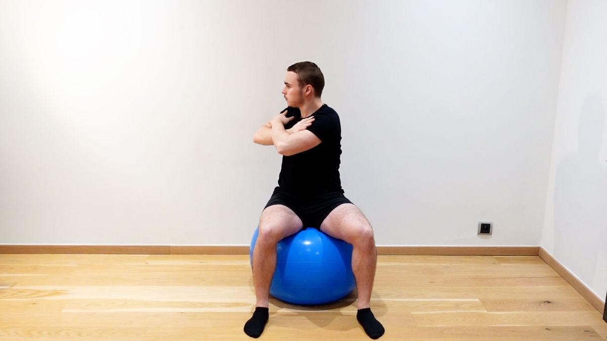 Mobilisation rotation sur SwissBall
