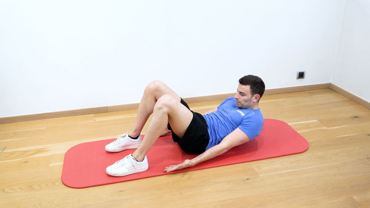 Renforcement abdominal en curl up
