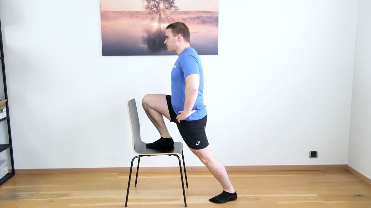 Étirement dynamique ilio-psoas