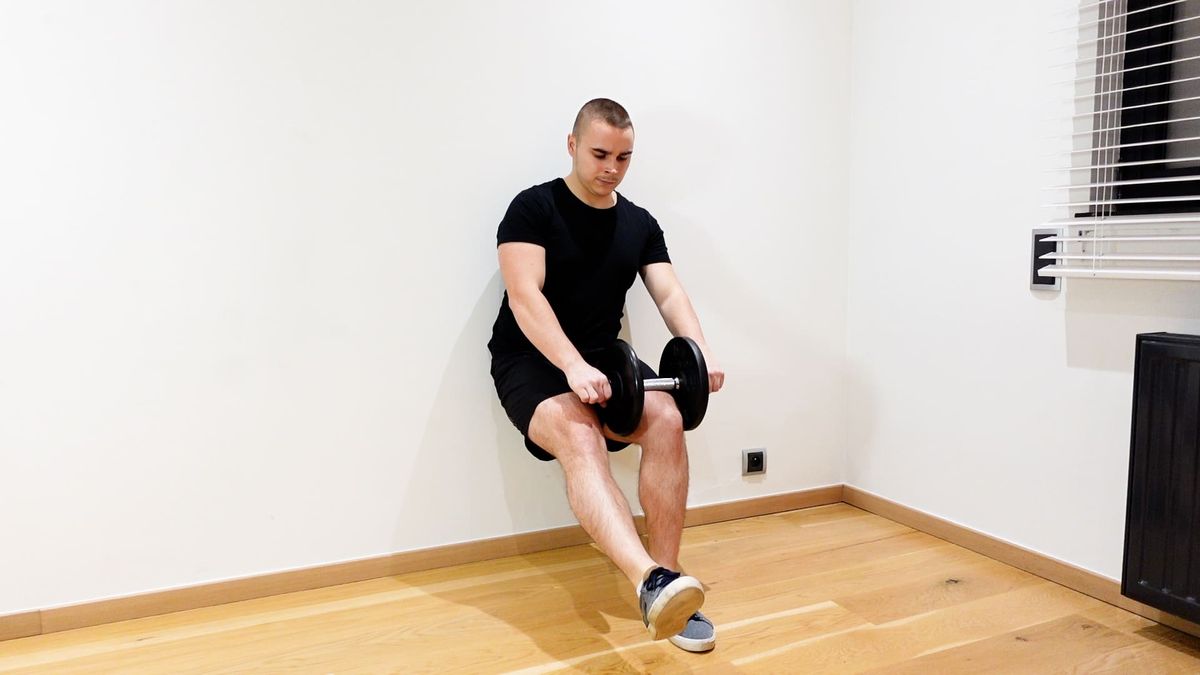 Chaise unipodale avec charge