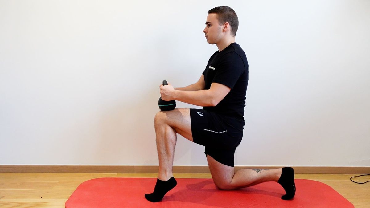 Heel Raise in Kneeling Position
