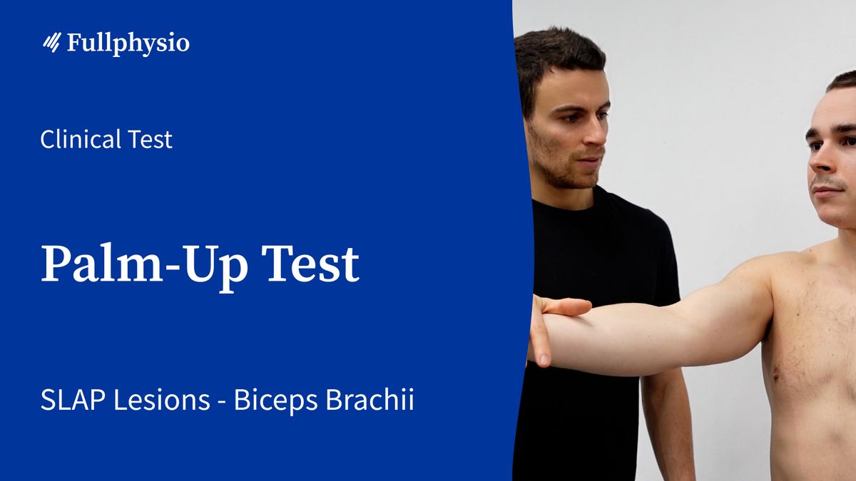 Palm-Up Test