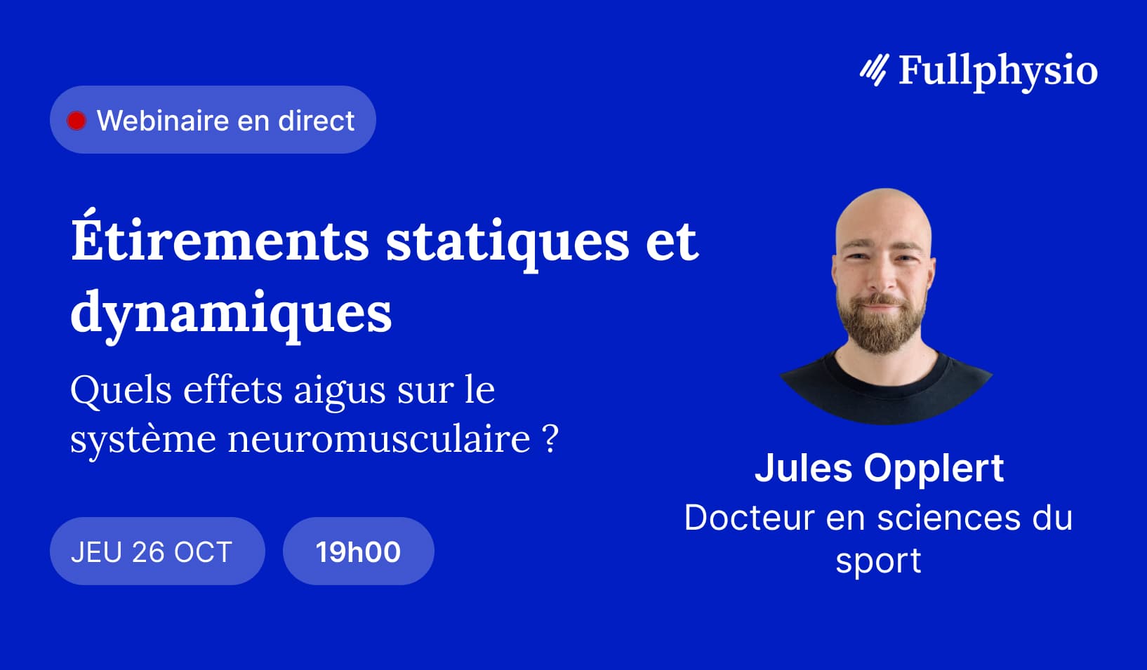 Effets aigus des étirements statiques et dynamiques sur le système neuromusculaire