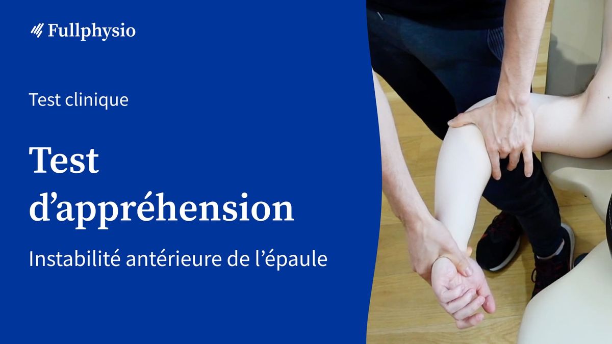 Test d'appréhension