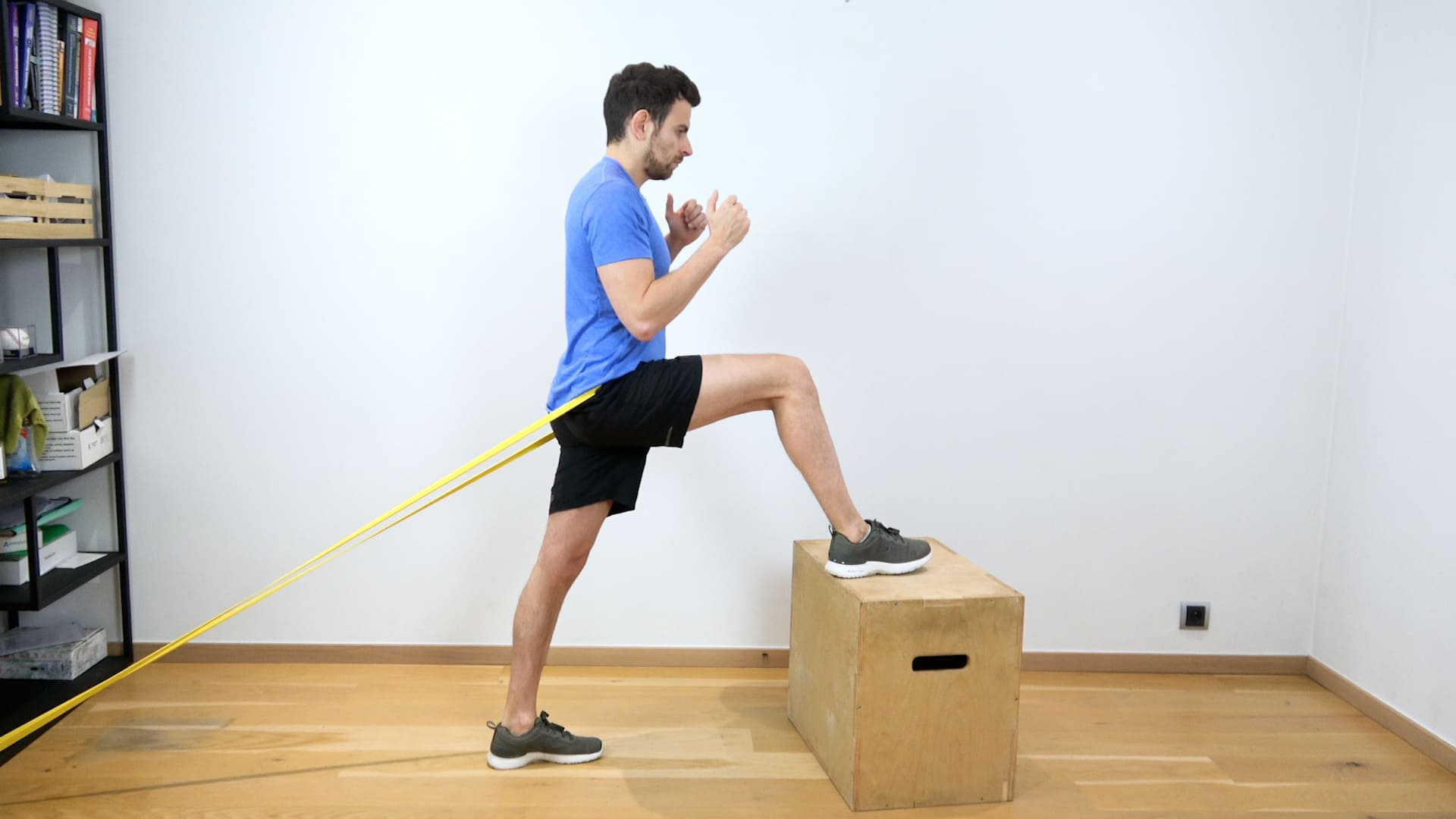 Dynamic Triceps Strengthening With Rear Pull, view 1