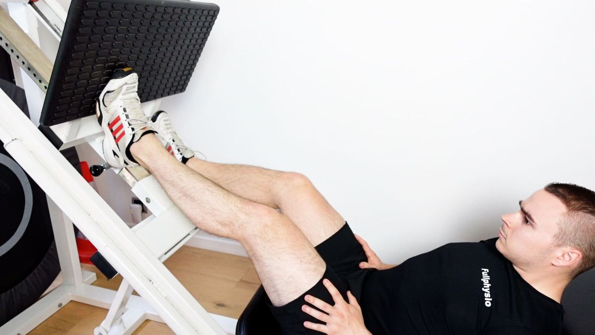 Unilateral Isometric Plantar Flexion on Leg Press