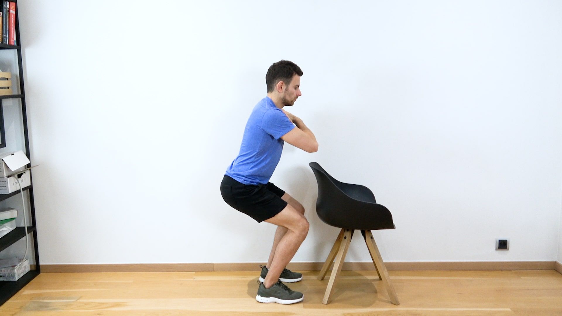 Squat excentrique, vue 1
