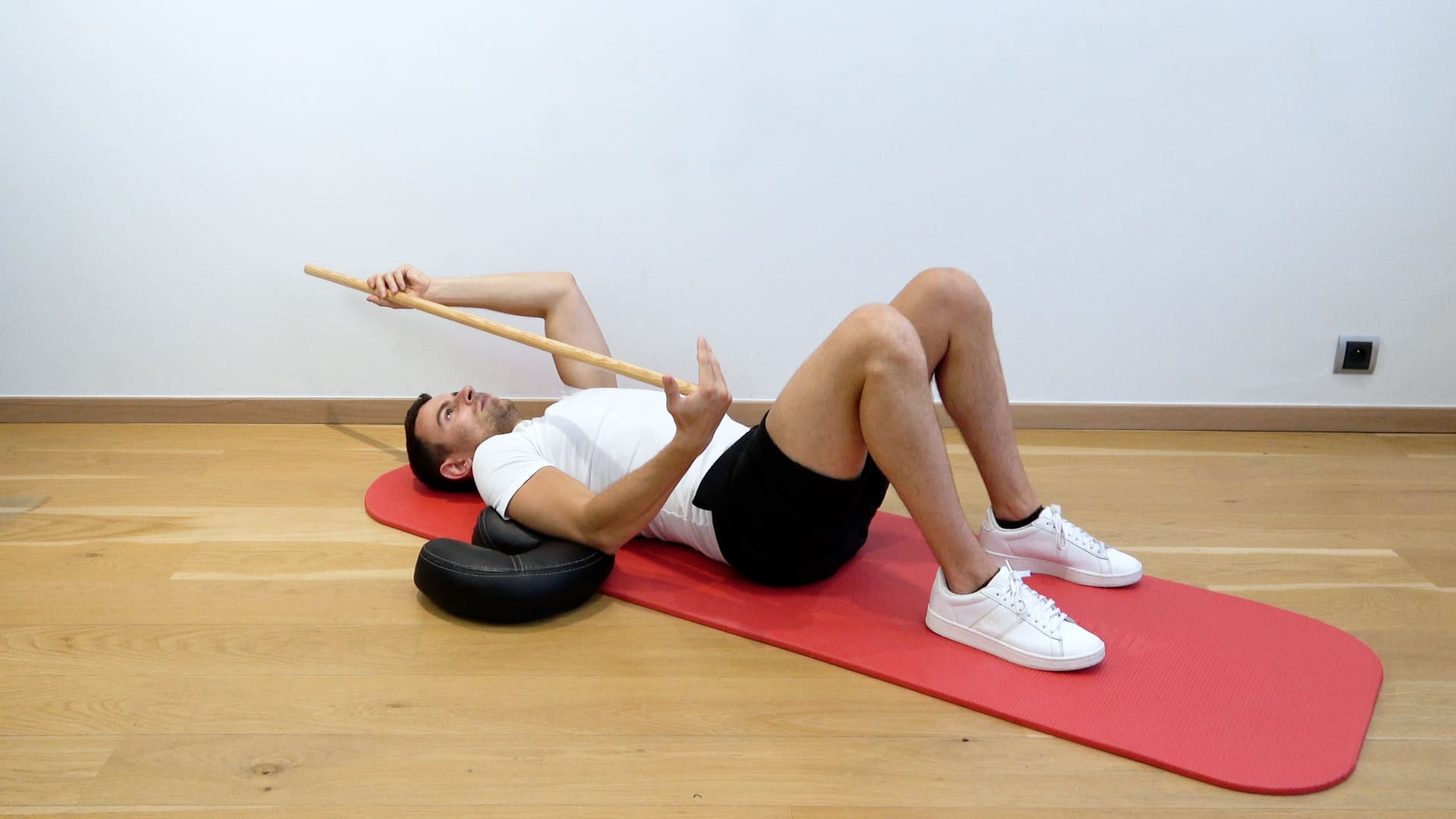 Extension coude active-aidée, vue 1