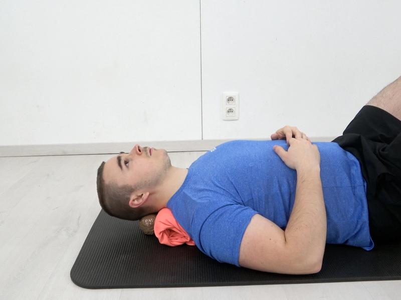 Neck Self-Massage With Tennis Balls, view 1