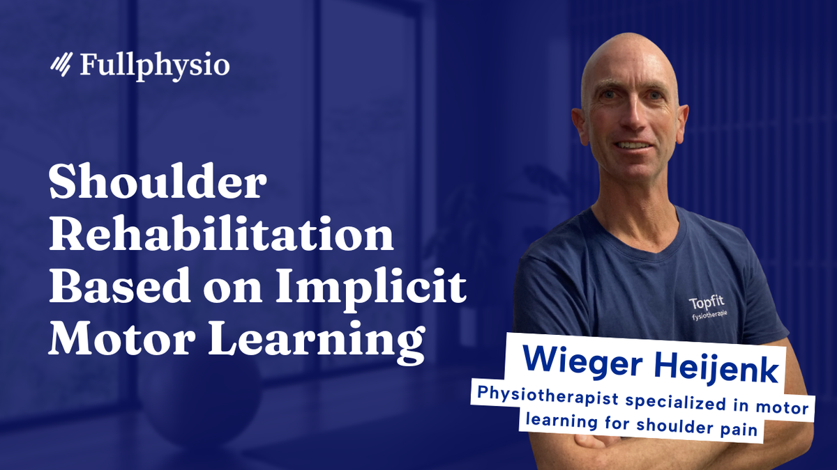 Shoulder Rehabilitation Based on Implicit Motor Learning